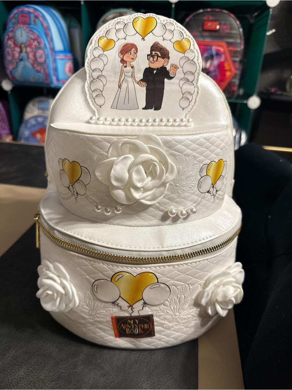 PIXAR Loungefly: UP Carl & Elle Wedding Cake Mini Bkpk